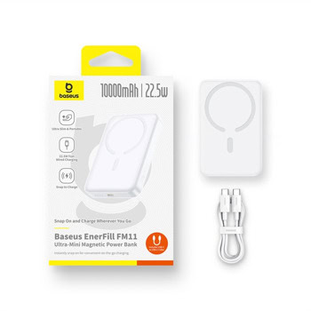 baseus enerfill fm11 10000 mah 22.5w бял