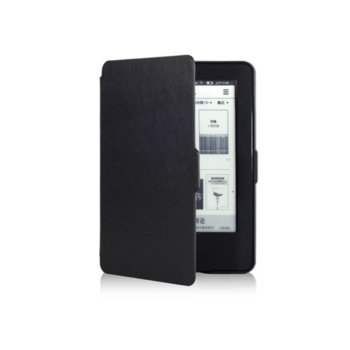 Калъф за електронна книга Kindle Paperwhite 4, черен, + подарък протектор за екран и stylus pen image