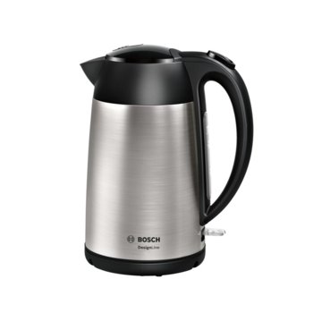 Електрическа кана Bosch TWK3P420, 1.7 л. обем, 2400W, инокс | JAR Computers Bosch TWK3P420