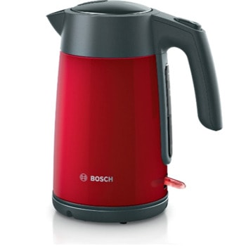 Електрическа кана Bosch TWK7L464, 1.7 л. вместимост, 2400W, червена | JAR Computers Bosch TWK7L464