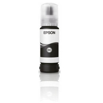 Мастило за Epson EcoTank L8160/L8180 - Black - C13T07C14A - Epson - Заб.: 6200 брой копия, 70 ml капацитет | JAR Computers Мастило EPSON 115 Pigment Black C13T07C14A