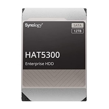 Твърд диск 12TB Synology HAT5300 (HAT5300-12T), SATA 6Gb/s, 7200 rpm, 256 MB кеш, 3.5" (8.89 cm) | JAR Computers Synology HAT5300-12T