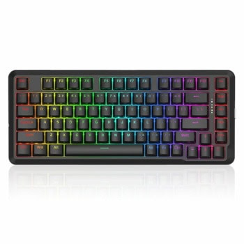 Клавиатура Redragon Stormrazor Pro, безжична/жична, механична, Redragon Red суич, гейминг, RGB подсветка, черна, Bluetooth, USB, USB-C | JAR Computers Redragon Stormrazor Pro K713RGB-PRO