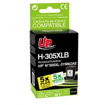 Касета за HP DeskJet/Envy, Black - 305XL - 3YM62AE - Неоригинален, Заб.: 650 k | JAR Computers UPRINT HP 305XL, 3YM62AE, Черен