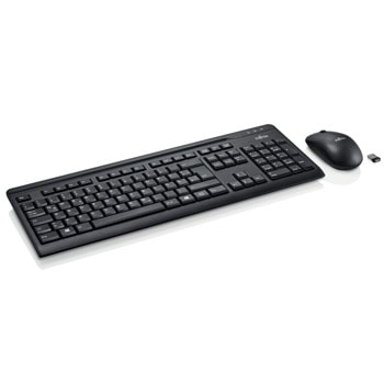 Комплект клавиатура и мишка Fujitsu LX410, безжични, USB, Черен image