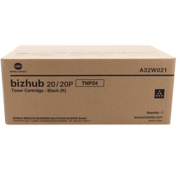 Касета за Konica Minolta BIZHUB 20/20P - Black - TNP-24 - P№ A32W021 - Заб.: 8 000k | JAR Computers Konica Minolta (A202053) Black