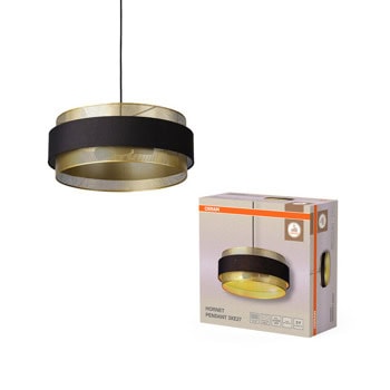ledvance decor hornet pendant 3xe27 black