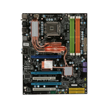 Дънна платка MSI P7N SLI Platinum, nForce 750i SLI, LGA775, DDR2, 3xPCI-E, SB7.1, Lan1000, SATA RAID, 1394, ATX | JAR Computers MSI P7N SLI Platinum