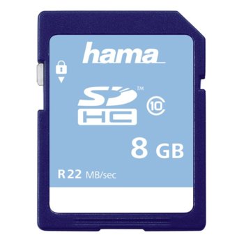 8GB SDHC Hama Class 10 104366
