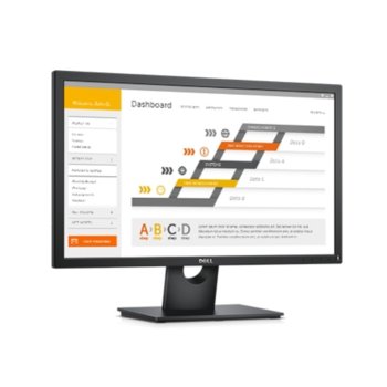 Монитор Dell E2418HN, 23.8" (60.45 cm) IPS панел, Full HD, 5ms, 250cd/m2, 1000:1, HDMI, VGA | JAR Computers Dell E2418HN 5Y