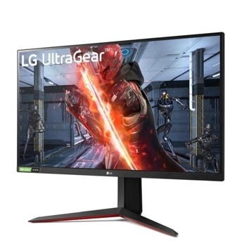 LG 27GN850-B с подарък камера CyberTrack H4 FHD