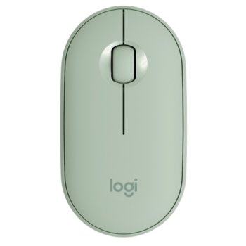 Мишка Logitech Pebble M350 Wireless Mouse 910-005720, оптична (1000 dpi), безжична, USB, сива, тънка/умалена image