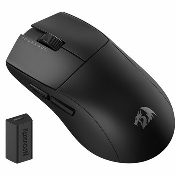 Мишка Redragon M916 PRO 4K, оптична (26000 dpi), жична/безжична, USB C, черна, гейминг, 5 бутона | JAR Computers Redragon M916 PRO 4K