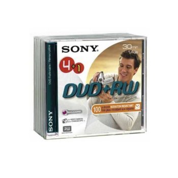 DVD+RW media 1.4GB, Sony, 5бр.