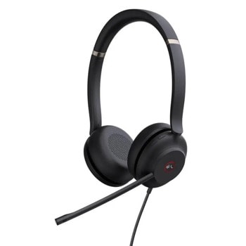 Слушалки Yealink UH37, шумопотискащ микрофон, 35mm драйвери, USB, съвместими с MS и UC платформи, черни | JAR Computers Yealink UH37 Black 1308100