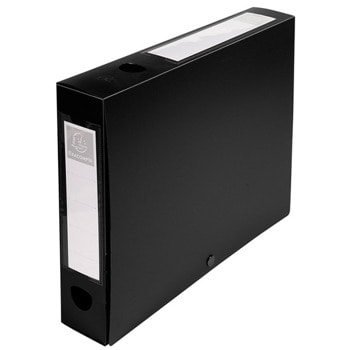 Папка Exacompta 59631E, за документи, 250 х 330 mm, A4, черна | JAR Computers Exacompta 59631E