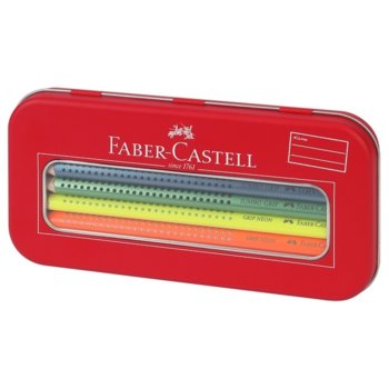 Цветен молив Faber-Castell Jumbo Grip 10 бр острил