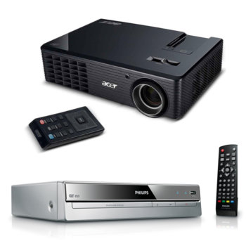 Acer X110 & Philips DTP2130 DVD Player с вгрaден…