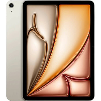 Таблет Apple iPad Air 11 M3 Wi-Fi (MC9Y4HC/A)(Starlight), 11" (27.94cm) IPS Liquid Retina True Tone 500nits дисплей, осемядрен Apple M3 4.05GHz, 8GB RAM, 128GB Flash памет, 12 & 12 Mpix камери, iPadOS | JAR Computers Apple iPad Air 11 M3 128GB Wi-Fi Starlight MC9Y4HC