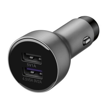 Зарядно за кола Huawei SuperCharge AP38, от авт. запалка към 2x USB A(ж), 5V, 2A, сиво | JAR Computers Huawei SuperCharge Car Charger AP38