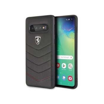 Ferrari Heritage Quilted Galaxy S10 FEHQUCS10BK