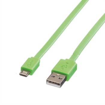 ROLINE 11.02.8763 USB Type A M - Micro USB B M 1м