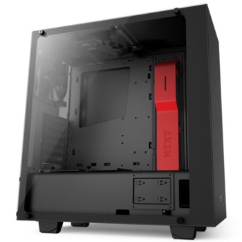 NZXT ELITE S340/MID TWR BL/RED