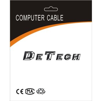 Кабел DeTech HDMI(м) към HDMI(м) 10m