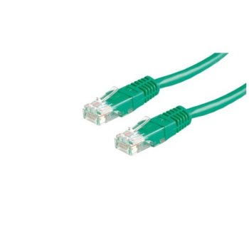Пач кабел Roline, UTP, Cat.6, 3m, зелен | JAR Computers Roline UTP Cat.6 3m 21.15.1553