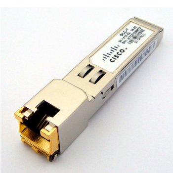SFP модул Cisco GLC-TE=, 1x Ethernet 1000Base-T(RJ-45), 1 Gbps, за Cat5, single-mode | JAR Computers Cisco 1000BASE-T SFP transceiver module GLC-TE=
