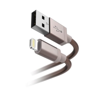 HAMA Metal USB - Lightning 1.5 м златист 183338