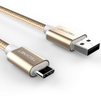 TeckNet TA502 Braided 3.1 USB A(м) към USB C(м) 1m