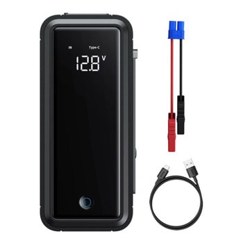 Стартер за автомобил Baseus Super Energy Mega Supercapacitor Jump Starter (C00265300821-00), 3000A, черен, USB-C, EC8, DC | JAR Computers Baseus Super Supercapacitor Starter 3000A C0026530