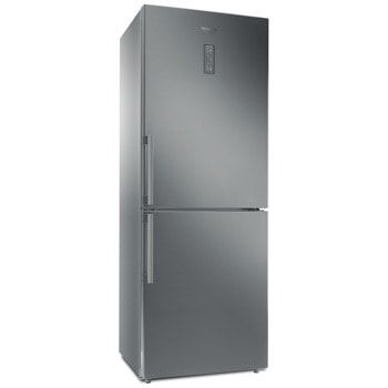 Хладилник с фризер Hotpoint-Ariston HA70BE 31X, клас F, 462л. общ обем, свободностоящ, 364, kWh/годишно, Active Fresh, MultiCool Flow, инокс image