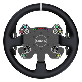 Волан MOZA CS V2P Steering Wheel, за PC, съвместим с основи за волан R5, R9 V2, R9 V1, R16, R21, черен | JAR Computers MOZA CS V2P Steering Wheel