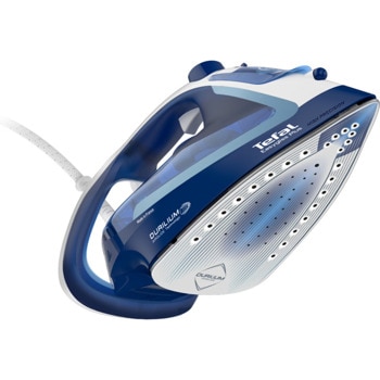Парна ютия Tefal FV5770E0, 50 г/мин непрекъсната пара, 240 г/мин парен удар, 270 мл. резервоар, 2700W, синя | JAR Computers Tefal FV5770E0