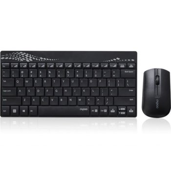 Rapoo 8000 комплект клавиатура и мишка черен