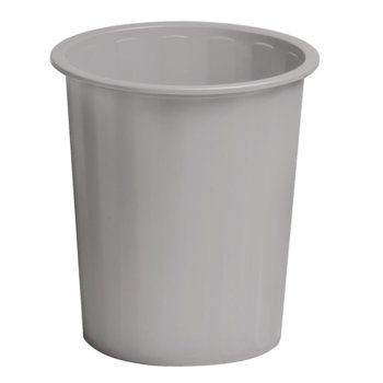 Кошче за отпадъци, плътно, 14L, сиво | JAR Computers Кошче за отпадъци плътно 12L