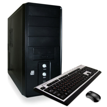 Настолен компютър PC Max M1112IC2QDRW1TA4096 Intel® Core™2 Quad Q8200 2.33GHz, 4GB RAM, 1000GB HDD, DVDRW, VGA GeForce 9800GT / 512MB DDR3, SB7.1, Lan1000, OpticalMouse & KBD, 2г. гаранция | JAR Computers PC Max M1112IC2QDRW1TA4096 Intel® Core™2 Quad Q8…