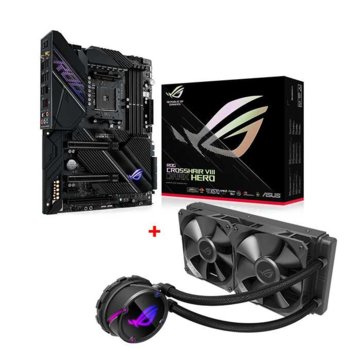 Asus ROG CROSSHAIR VIII Dark Hero + ROG Strix LC 2