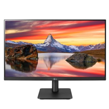 Монитор LG 24MP400-B, 23.8" (60.45 cm), IPS панел, 75Hz, Full HD, 5ms, 1000:1, 250 cd/m2, HDMI, VGA | JAR Computers LG 24MP400-B
