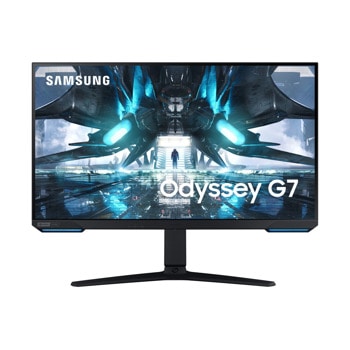 Монитор Samsung Odyssey G7 28AG700 (LS28AG700NUXEN), 28" (71.12 cm) IPS панел, 144Hz, UHD, 1ms MPRT, Mega Contrast, 400cd/m2, Display Port, HDMI image