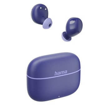 Слушалки Hama Freedom Buddy II, безжични, Bluetooth, микрофон, до 16 часа време на работа, управление с гласови асистенти Google и Siri, лилави | JAR Computers Hama Freedom Buddy II Purple 221760