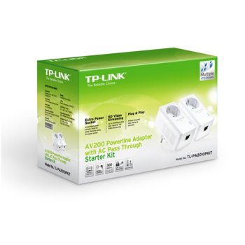 TP-Link AV200 TL-PA2010PKIT Powerline Starter Kit