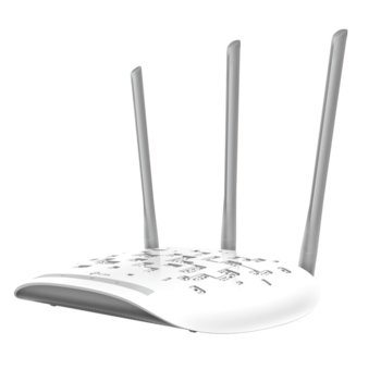 Точка за достъп TP-Link TL-WA901N, 450 Mbps, 2.4GHz (450Mpbs), 1x RJ45 10/100M, 3x външни антени | JAR Computers TP-Link TL-WA901N