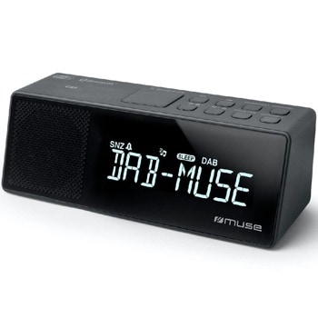 Радио MUSE M-172 DBT, FM/PLL/DAB/DAB+, часовник, двойна аларма, LCD дисплей с подсветка, Bluetooth, NFC, AUX, 2x 1.5V AAA, черно image