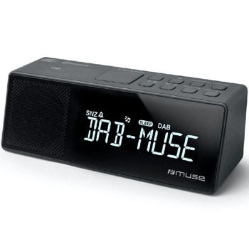 Радио MUSE M-172 DBT, FM/PLL/DAB/DAB+, часовник, двойна аларма, LCD дисплей с подсветка, Bluetooth, NFC, AUX, 2x 1.5V AAA, черно | JAR Computers MUSE M-172 DBT