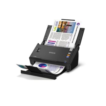 Скенер Epson WorkForce DS-520, 600 x 600 dpi, A3, двустранно сканиране, ADF, LAN, USB 2.0 Type B | JAR Computers Epson WorkForce DS-520 B11B234401