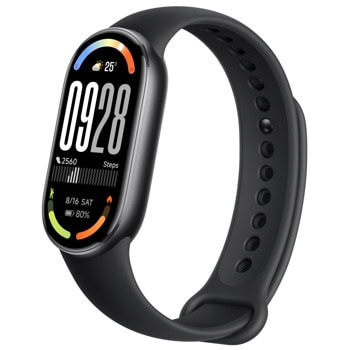 Смарт гривна Xiaomi Smart Band 10, 1.72" (4.36cm) AMOLED дисплей, Bluetooth, сензор кислород в кръвта, спортни режими, 5ATM, до 21 дни време на работа, черна | JAR Computers Xiaomi Smart Band 10 Black BHR07PYGL