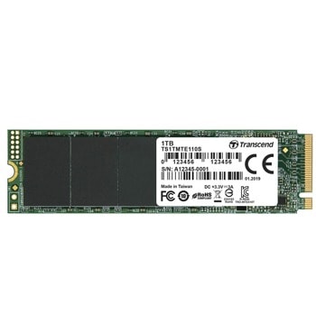 Памет SSD 1TB, Transcend TS1TMTE110S, NVMe, M.2 (2280), скорост на четене 1700MB/s, скорост на запис 1 500 MB/s | JAR Computers Transcend 1TB
